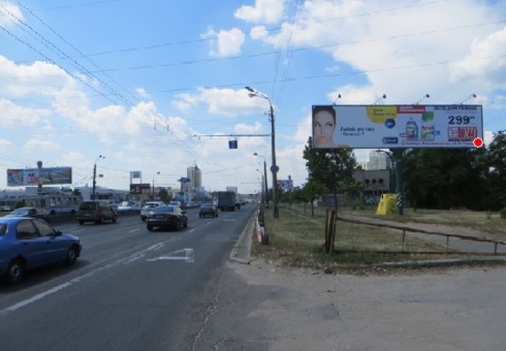 Фото рекламной плоскости по адресу Бандеры пр. (бывш. Московский пр.) (эл. опора 203)