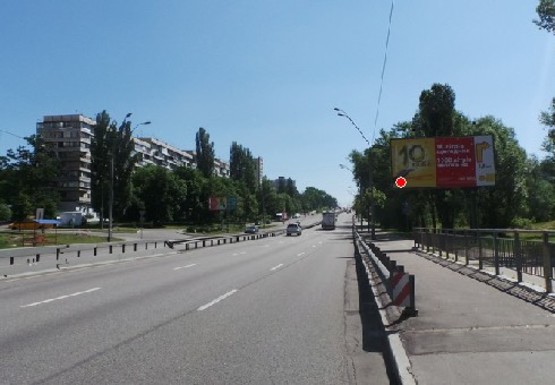 Фото рекламной плоскости по адресу Победы пр. - Ушакова ул.