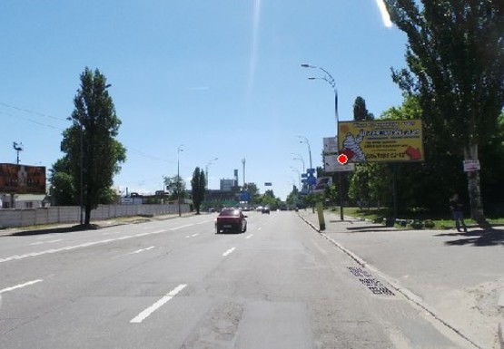 Фото рекламної площини за адресою Новоконстантиновская ул., напротив дома №2