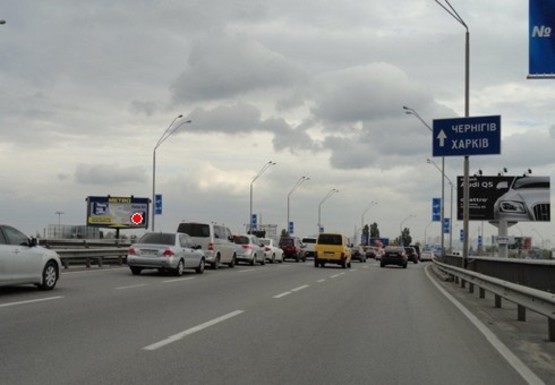 Фото рекламной плоскости по адресу Южный мост, к Харьковской пл.