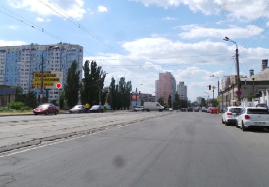 Фото рекламної площини за адресою Бориспольская ул., 12б