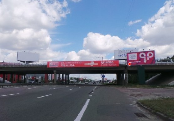 Фото рекламной плоскости по адресу Столичное шоссе - Заболотного ул.  (въезд)