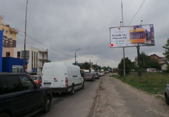 Фото рекламної площини за адресою Стеценко ул., 350м до поворота на Городскую ул.