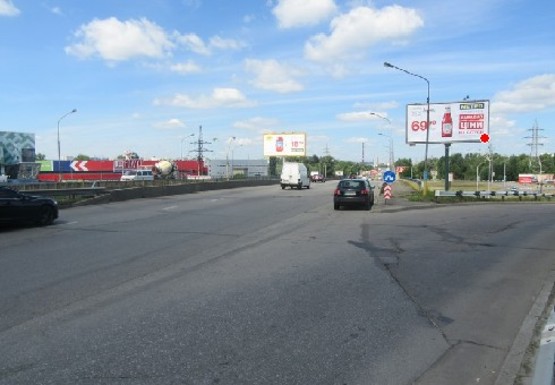 Фото рекламной плоскости по адресу Богатырская ул., съезд на Оболонский пр.