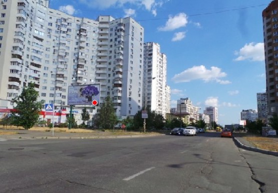 Фото рекламной плоскости по адресу Руденко ул. -  Бажана пр., 24_1