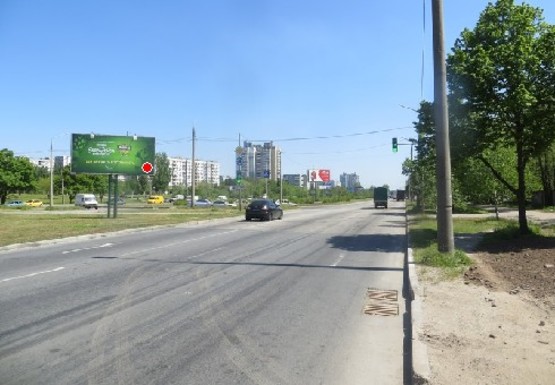 Фото рекламной плоскости по адресу Набережная магистраль - Украинская ул. (№ 1)