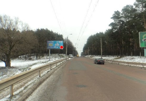 Фото рекламной плоскости по адресу Героев Чернобыля ул., Проектная ул., дамба Фото рекламной плоскости по адресу Героев Чернобыля ул., Проектная ул., дамба