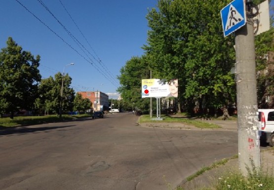 Фото рекламной плоскости по адресу Белова ул.,10 - Космонавтов ул., 9 Фото рекламной плоскости по адресу Белова ул.,10 - Космонавтов ул., 9