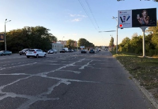 Фото рекламної площини за адресою Запорожское шоссе - Труда пр. Фото рекламної площини за адресою Запорожское шоссе - Труда пр.