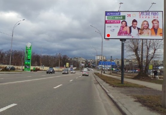 Фото рекламної площини за адресою Здолбуновская ул.