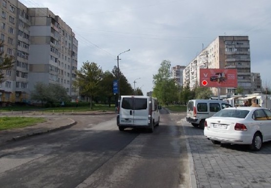 Фото рекламной плоскости по адресу Симоненко ул., возле дома №7 Фото рекламной плоскости по адресу Симоненко ул., возле дома №7