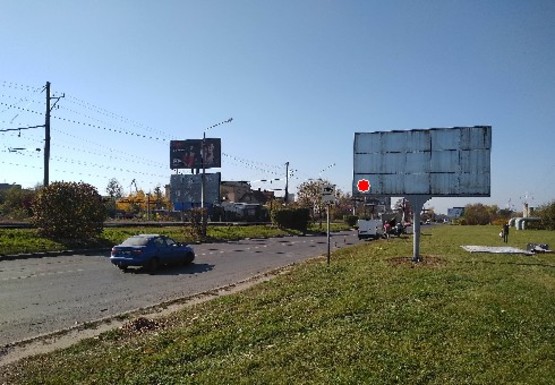 Фото рекламної площини за адресою Луганская ул. - Профессора Буйко ул.