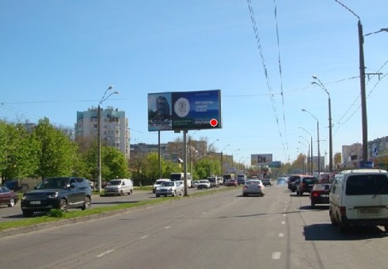 Фото рекламной плоскости по адресу Небесной Сотни пр., 47/3 Б