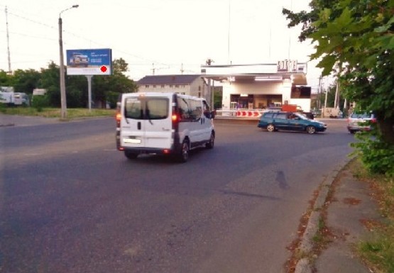 Фото рекламной плоскости по адресу Люстдорфская дорога - Академика Королева ул.