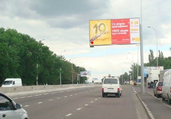 Фото рекламной плоскости по адресу Киевское шоссе, 2