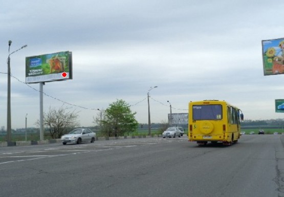 Фото рекламной плоскости по адресу Овидиопольськая дорога, Клеверний мост (№1)