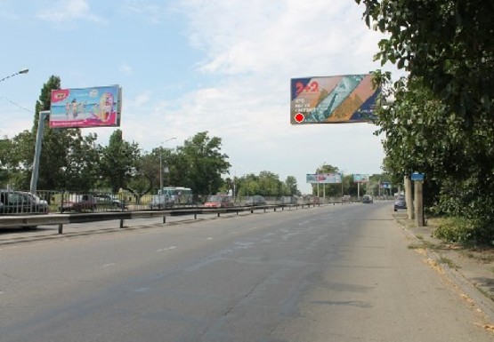 Фото рекламной плоскости по адресу Овидиопольськая дорога, Клеверний мост (№3) Фото рекламной плоскости по адресу Овидиопольськая дорога, Клеверний мост (№3)