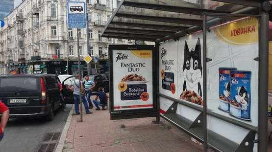 Фото рекламной плоскости по адресу Басейна вул., 10