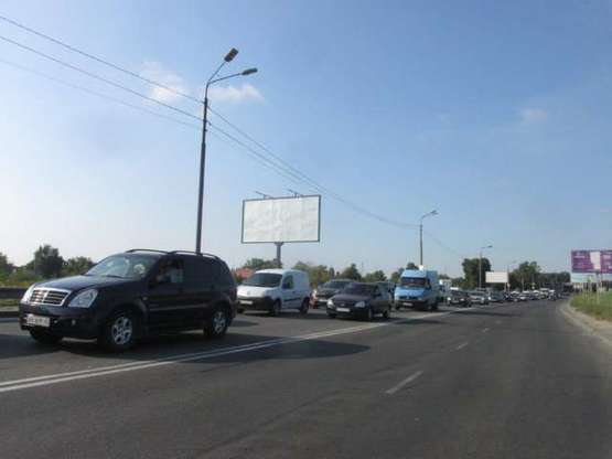 Фото рекламної площини за адресою Повітрофлотський просп., 400 метрів від Жулянського мосту