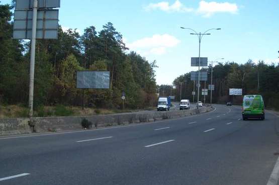 Фото рекламной плоскости по адресу Велика Кільцева дорога, 350м до стаціонарного посту ДАІ