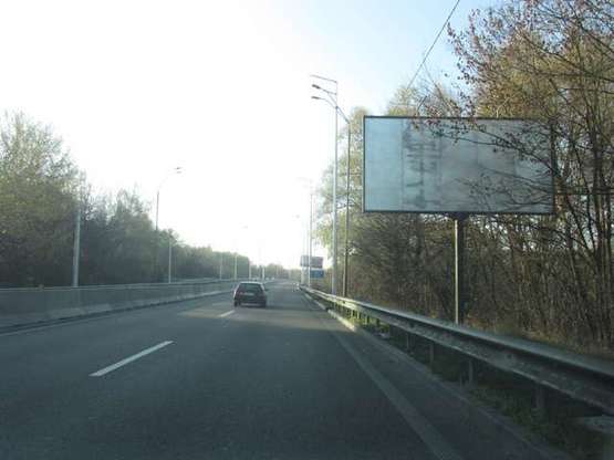 Фото рекламной плоскости по адресу Дніпропетровське шосе (в напрямку Обухова)