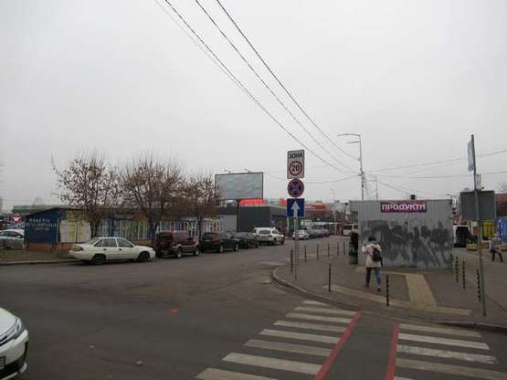 Фото рекламної площини за адресою Попудренка вул., ст.М. "Дарниця"