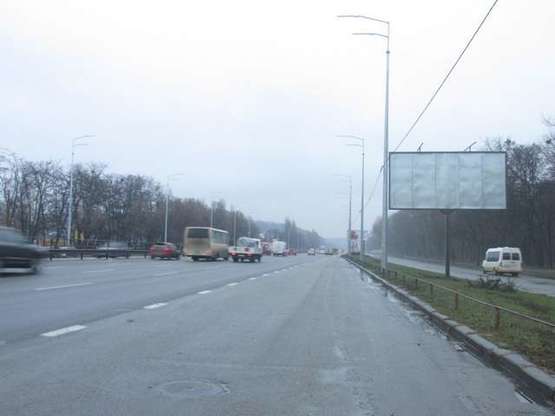 Фото рекламної площини за адресою Столичне шосе, 2 км до Південого мосту Фото рекламної площини за адресою Столичне шосе, 2 км до Південого мосту