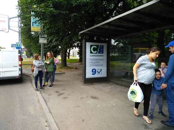 Фото рекламної площини за адресою Вячеслава Липинського вул., 54 (№2)