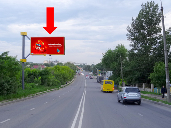 Фото рекламной плоскости по адресу Винниченко ул., 118 / ул. Русская