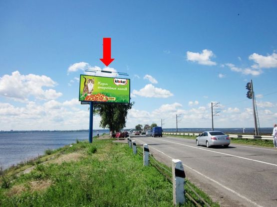 Фото рекламної площини за адресою Трасса Золотоноша - Черкассы, 19 км + 400 м, дамба Фото рекламної площини за адресою Трасса Золотоноша - Черкассы, 19 км + 400 м, дамба