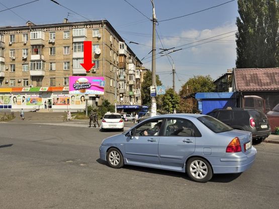 Фото рекламной плоскости по адресу Ереванская ул., 1 / Космонавтов пл., в сторону Воздухофлотский пр.