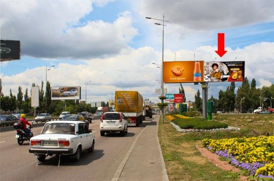 Фото рекламной плоскости по адресу Харьковская пл., в центр, правый