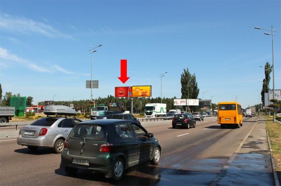 Фото рекламної площини за адресою Харьковская пл., из центра, левый