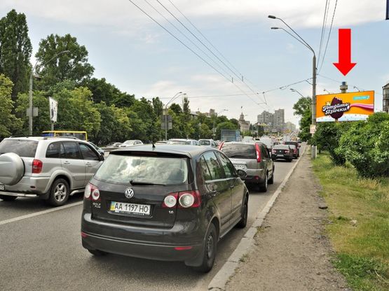 Фото рекламной плоскости по адресу Победы пр., 98/ 2, 100 м от супермаркета "Фуршет", из центра Фото рекламной плоскости по адресу Победы пр., 98/ 2, 100 м от супермаркета "Фуршет", из центра