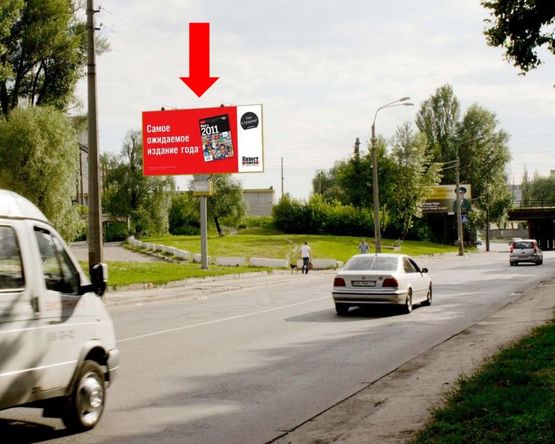 Фото рекламної площини за адресою Отрадный пр., 107, в сторону Кольцевая дорога, ТРЦ "Караван"