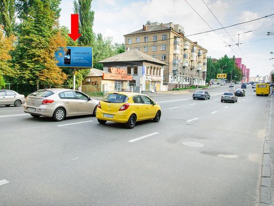 Фото рекламной плоскости по адресу Гетьмана ул., 21/15, напротив ТРЦ "Космополит", в сторону мост Индустриальный Фото рекламной плоскости по адресу Гетьмана ул., 21/15, напротив ТРЦ "Космополит", в сторону мост Индустриальный