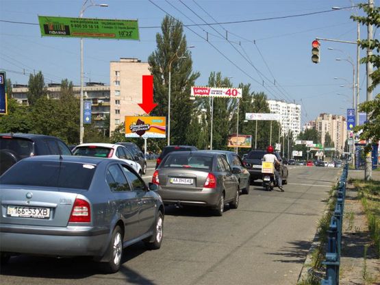 Фото рекламной плоскости по адресу Героев Сталинграда пр., 17, из центра Фото рекламной плоскости по адресу Героев Сталинграда пр., 17, из центра