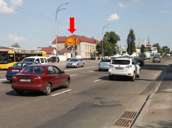 Фото рекламной плоскости по адресу Новоконстантиновская ул., 2А, в сторону Подола