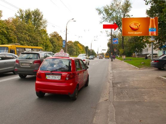 Фото рекламной плоскости по адресу Кирилловская ул. (бывш. Фрунзе ул.), 115/2, в сторону Телиги ул.