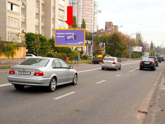 Фото рекламной плоскости по адресу Малевича ул. (бывш. Боженка ул.), 83, в сторону ст. м. "Лыбедская" Фото рекламной плоскости по адресу Малевича ул. (бывш. Боженка ул.), 83, в сторону ст. м. "Лыбедская"