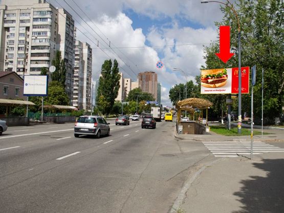 Фото рекламной плоскости по адресу Лобановского пр. (бывш. Краснозвездный пр.) / Алексеевская ул., в сторону Севастопольская пл.