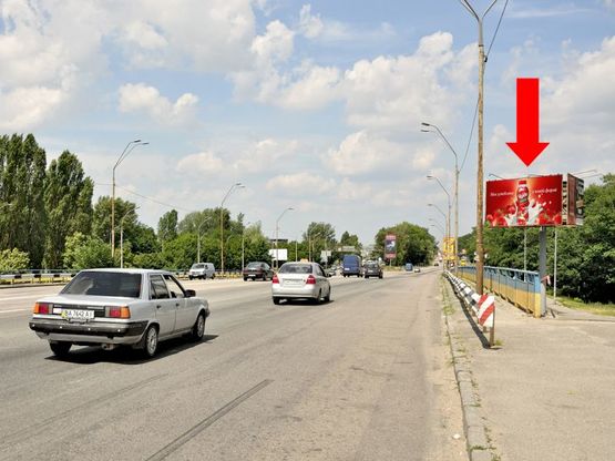 Фото рекламної площини за адресою Одесская пл., мост, в сторону Кольцевой дороги, супермаркета "METRO", "Эпицентр"