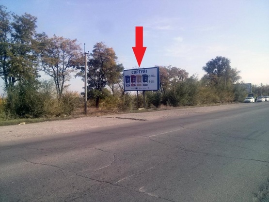 Фото рекламної площини за адресою Трасса Н23, (АЗС "Элин", Райдержветмед),, въезд в город со стороны Кировограда