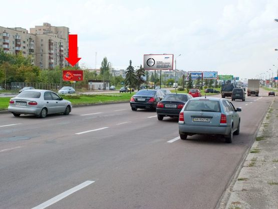 Фото рекламної площини за адресою Ватутина пр., 26, в сторону Перова бул.