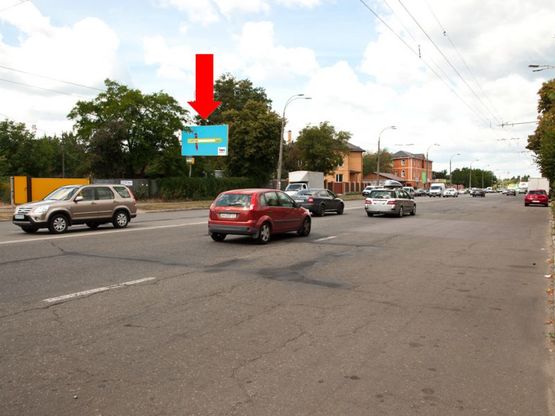 Фото рекламной плоскости по адресу Стеценко ул., 400м до Туполева ул., в сторону супермаркетов "Ашан", "Эпицентр", "Новус"