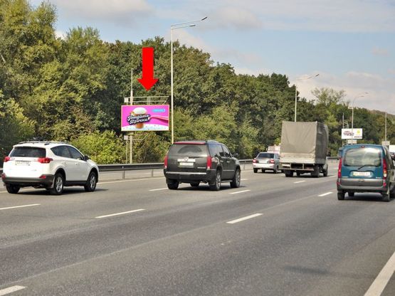 Фото рекламной плоскости по адресу Столичное шоссе, 14, по Охотский пер., в сторону Надднепрянское шоссе