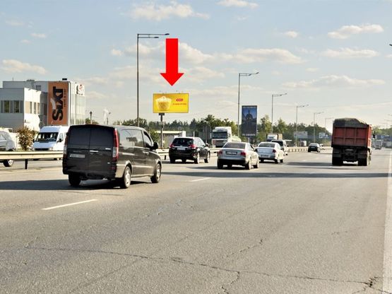 Фото рекламной плоскости по адресу Столичное шоссе / Плещеева ул., 10, разделитель, в сторону Конче-Заспы