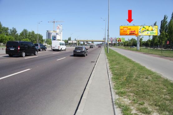 Фото рекламной плоскости по адресу Бажана пр. / Горловская ул., 228, напротив, левый, в сторону Харьковская пл. Фото рекламной плоскости по адресу Бажана пр. / Горловская ул., 228, напротив, левый, в сторону Харьковская пл.