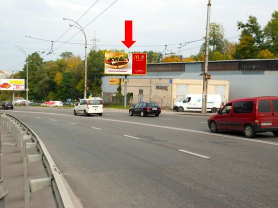 Фото рекламної площини за адресою Протасов Яр ул., 39, справа, в сторону Федорова ул.