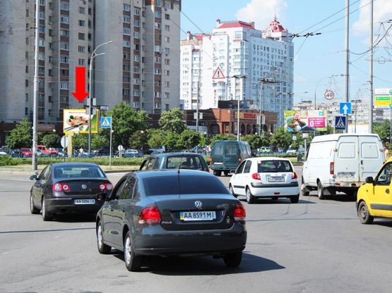 Фото рекламной плоскости по адресу Тимошенко ул., 18 / Героев Сталинграда пр., в сторону Оболонский пр. Фото рекламной плоскости по адресу Тимошенко ул., 18 / Героев Сталинграда пр., в сторону Оболонский пр.